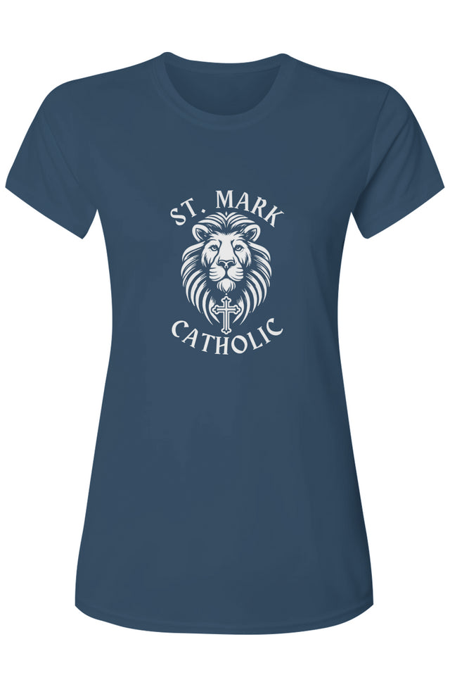 St. Mark Catholic Ladies' Performance Tee w/ UPF 5