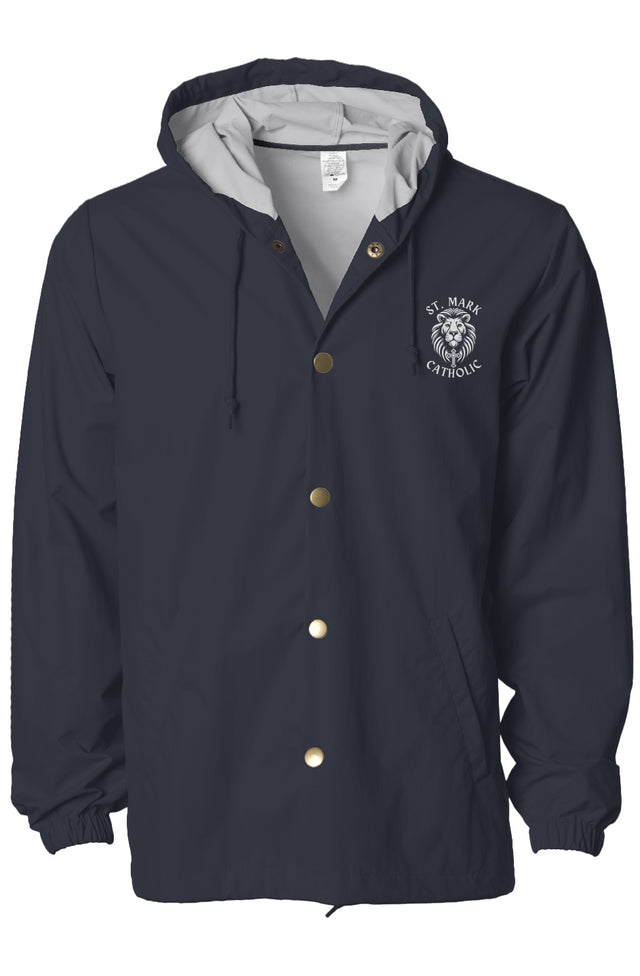 Water-Resistant Lightweight Hooded Jacket