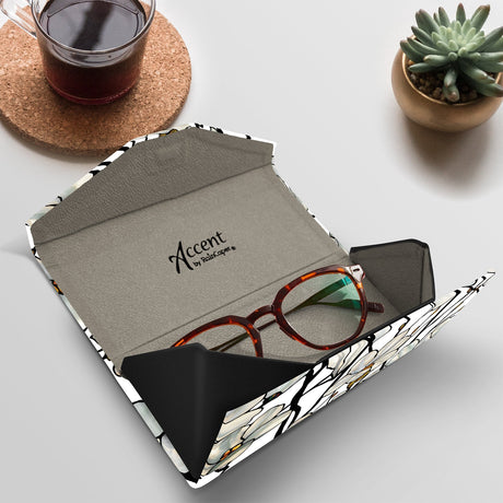 Tiffany Magnolia Folding Glasses Case – Compact & Protective