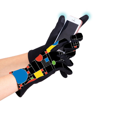 Frank Lloyd Wright Coonley Playhouse Womens Touch Screen Gloves