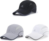 Running Hat Mesh Sports Cap Lightweight Quick Drying Runner Cap for Men Women