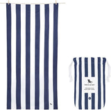 Dock & Bay Customized Beach Towel - Quick Dry, Sand Free - Compact, Lightweight - 100% Recycled - Includes Bag - Cabana - Whitsunday Blue- Large