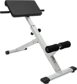 Roman Chair, Hyperextension Bench Roman Chair Adjustable Back Extension Machine Lower Back Exercise Equipment Multi-Functional Workout Bench for Home Gym Full Body Abs Glutes Core Muscles