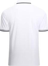 Esabel.C Jacquard Golf Shirts for Men Moisture Wicking Short Sleeve Performance Dry Fit Active Mens Polo Shirts