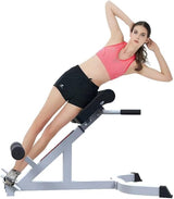 ComMax Roman Chair Back Hyperextension Bench Adjustable Back Exercise Machine Home Gym Workout Equipment for Abs and Glute