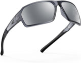 KastKing Chippewa Polarized Fishing Sunglasses, UV400 Protection Full Wrap Frame Sports Cycling Sunglasses, 1.0mm TAC Lenses
