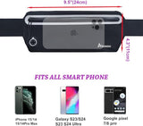 Slim Running Belt Fanny Pack Women Men,Runners Phone Holder Waist Bag,Run Pouch Waist Belt for Workout Jogging,Travel Money Belt Running Gear Accessories.