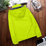 Mens Lightweight Waterproof Jacket Windproof Rain Hooded jackets for Running Hiking Cycling Travel M-7XL