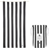 Dock & Bay Customized Beach Towel - Quick Dry, Sand Free - Compact, Lightweight - 100% Recycled - Includes Bag - Cabana - Kamari Charcoal - Large