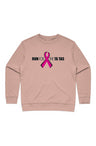 Run for the Ta Tas Ladies' Premium Crew Sweatshirt