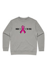 Run for the Ta Tas Ladies' Premium Crew Sweatshirt