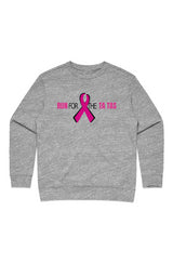 Run for the Ta Tas Ladies' Premium Crew Sweatshirt