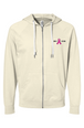 Run for the Ta Tas Icon Loopback Terry Zip Hoodie