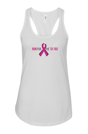 Run for the Ta Tas Ladies' Classic Racerback Tank