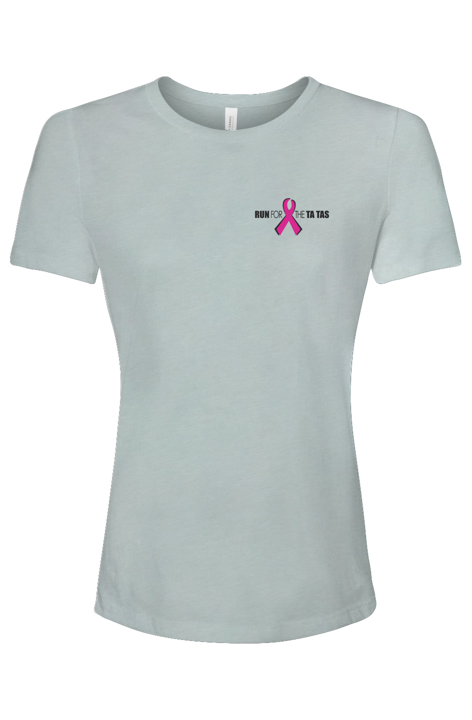 Run for the Ta Tas Ladies' Relaxed Fit Triblend Tee