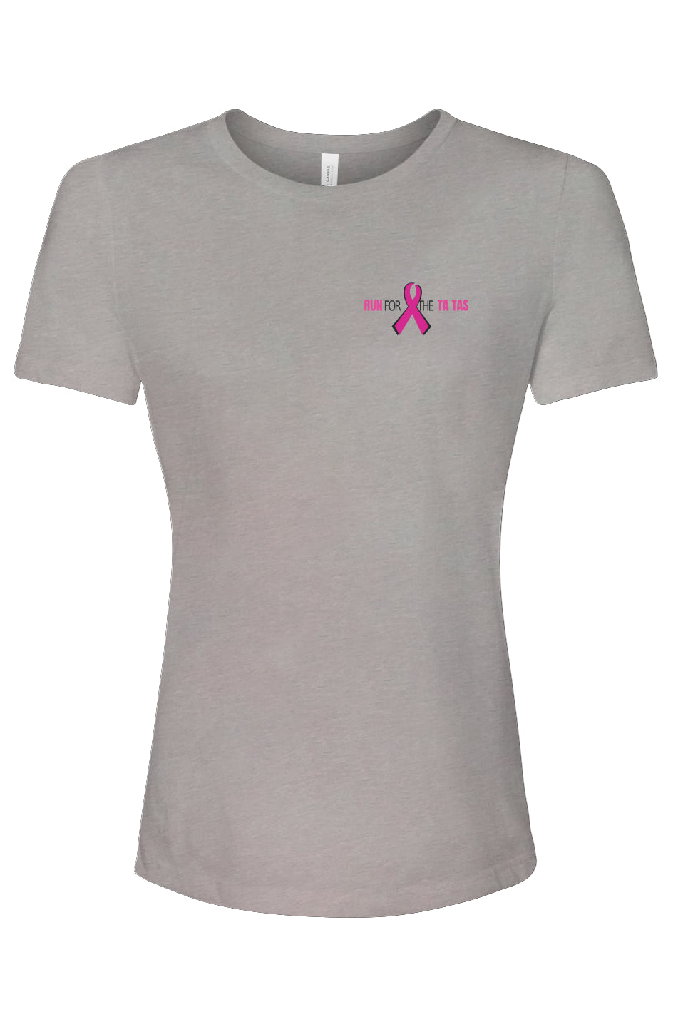 Run for the Ta Tas Ladies' Relaxed Fit Triblend Tee