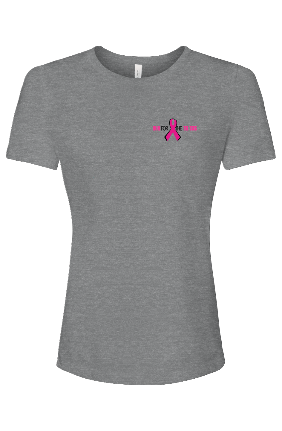 Run for the Ta Tas Ladies' Relaxed Fit Triblend Tee