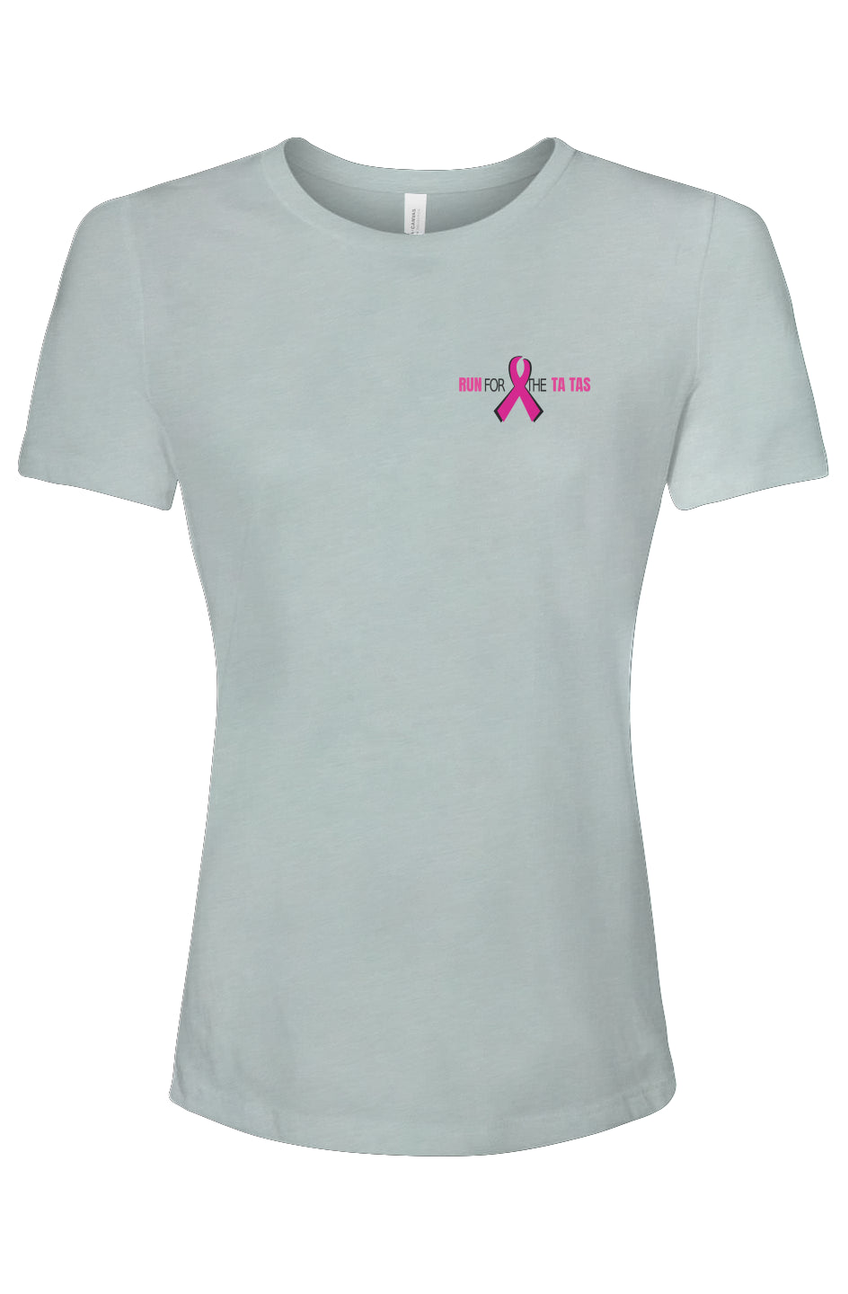 Run for the Ta Tas Ladies' Relaxed Fit Triblend Tee