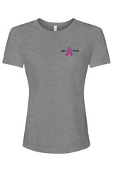 Run for the Ta Tas Ladies' Relaxed Fit Triblend Tee