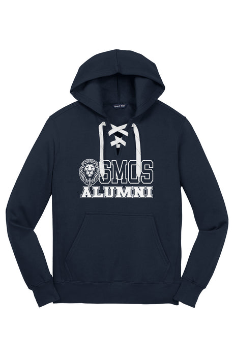SMCS Alumni Lace Up Pullover Hooded Sweatshirt