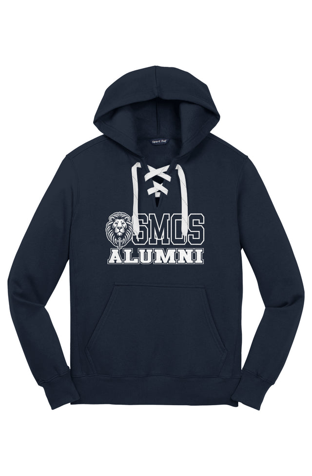 SMCS Alumni Lace Up Pullover Hooded Sweatshirt