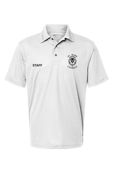 St. Mark Catholic Men's Saratoga Mini Mesh Polo