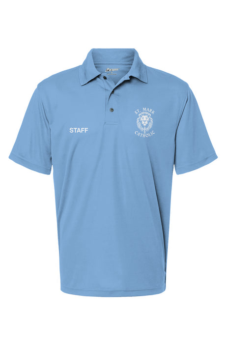 St. Mark Catholic Men's Saratoga Mini Mesh Polo
