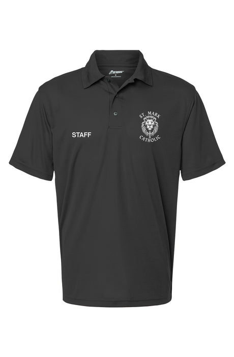 St. Mark Catholic Men's Saratoga Mini Mesh Polo