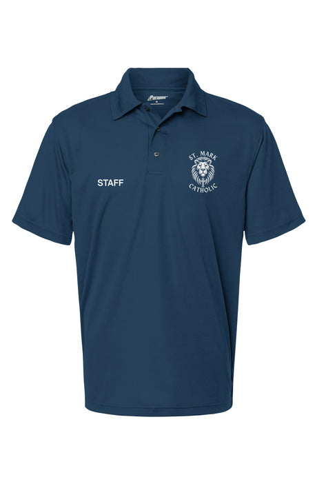 St. Mark Catholic Men's Saratoga Mini Mesh Polo