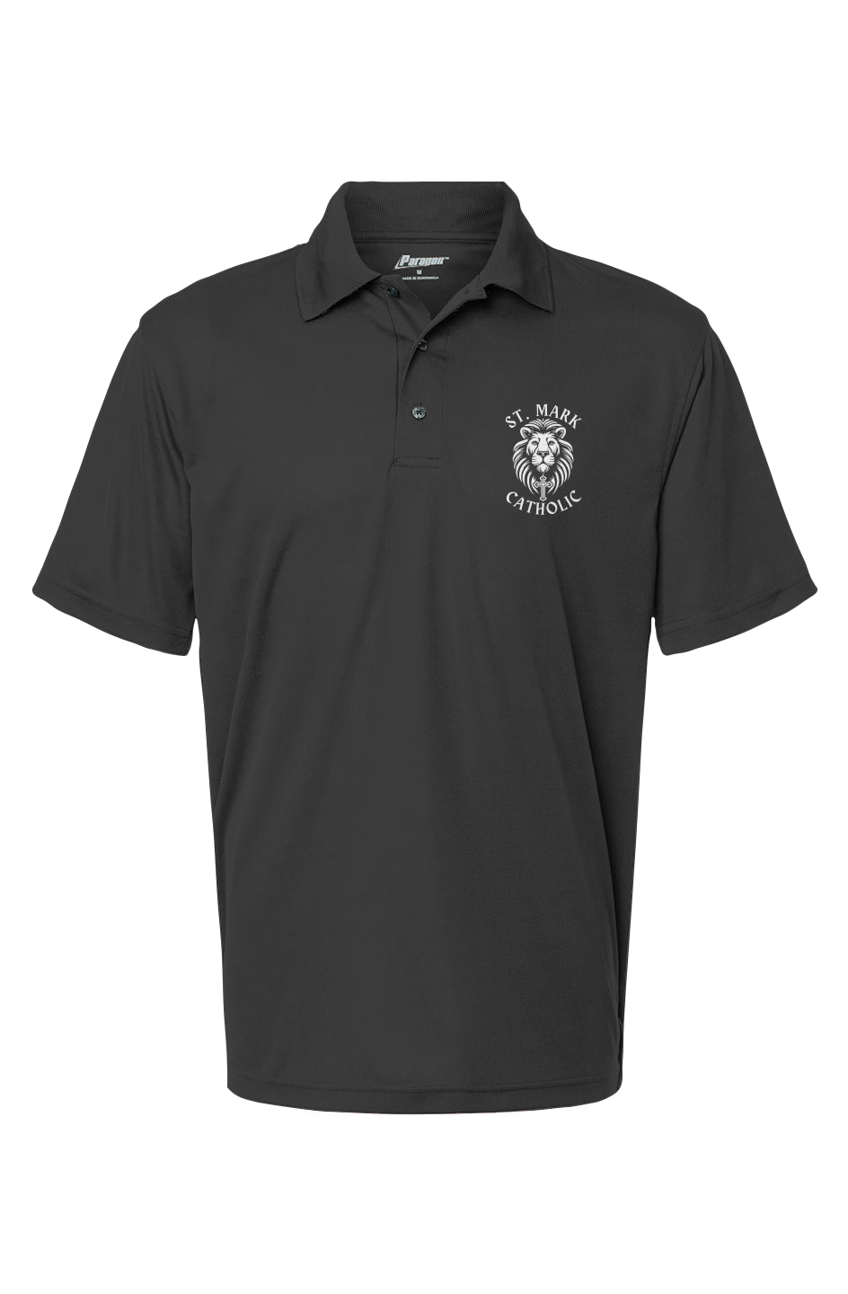St. Mark Catholic Men's Saratoga Mini Mesh Polo