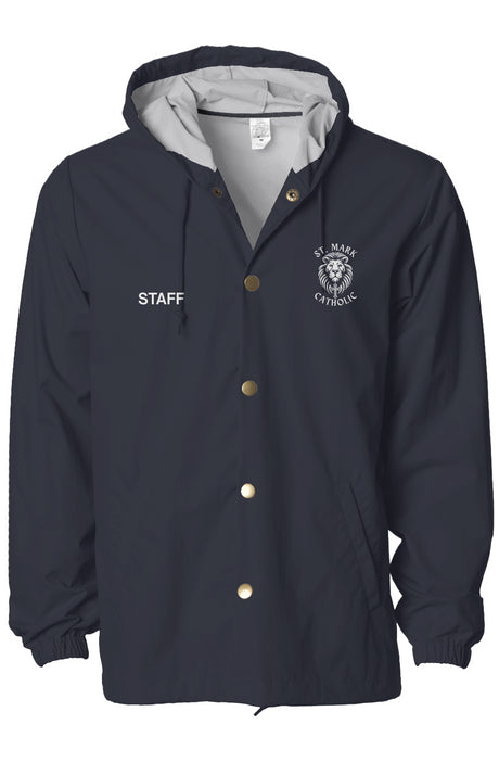 St. Mark Catholic Water-Resistant Lightweight Hooded Jacket