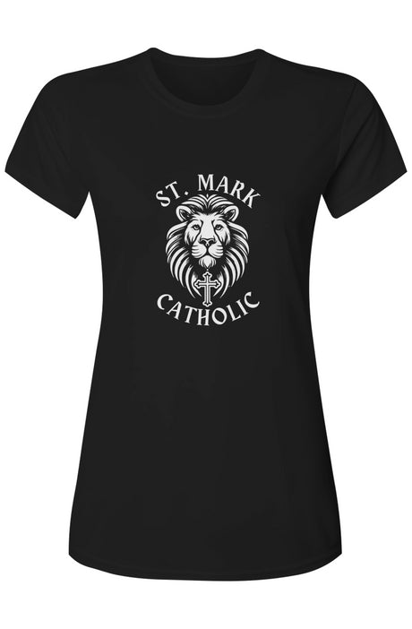St. Mark Catholic Ladies' Performance Tee w/ UPF 50+