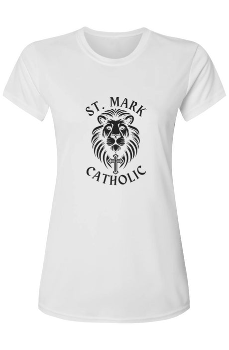 St. Mark Catholic Staff Ladies' Performance Tee w/ UPF 50+