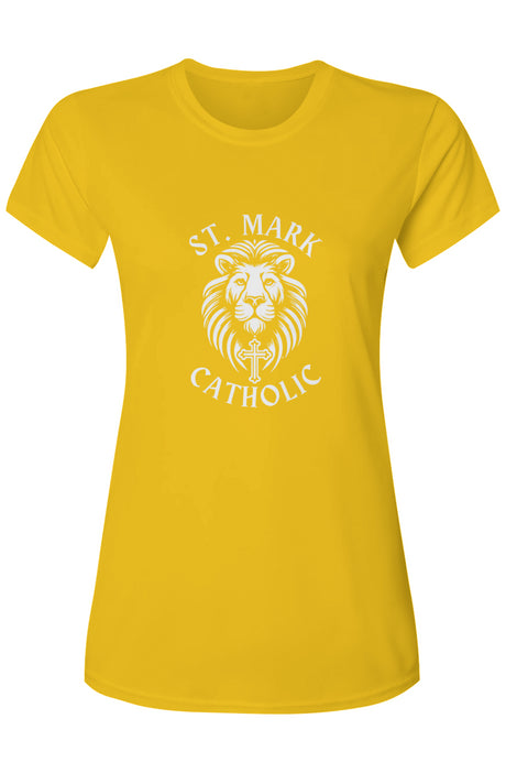 St. Mark Catholic Staff Ladies' Performance Tee w/ UPF 50+