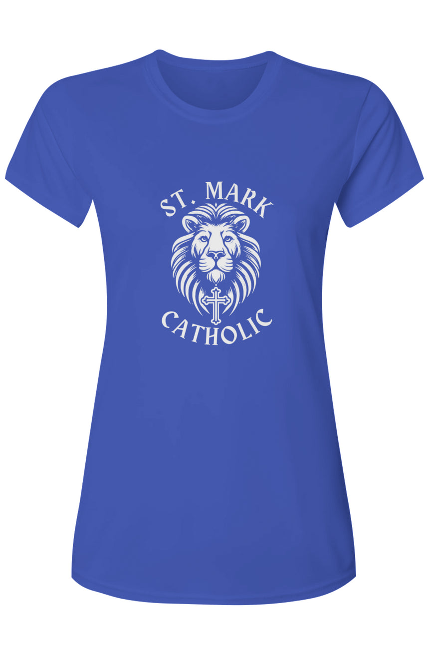 St. Mark Catholic Staff Ladies' Performance Tee w/ UPF 50+