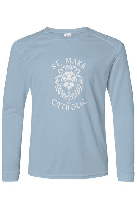 St. Mark Catholic L/S Performance Tee w/ UPF 50+