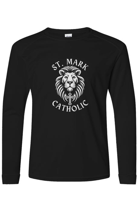 St. Mark Catholic L/S Performance Tee w/ UPF 50+