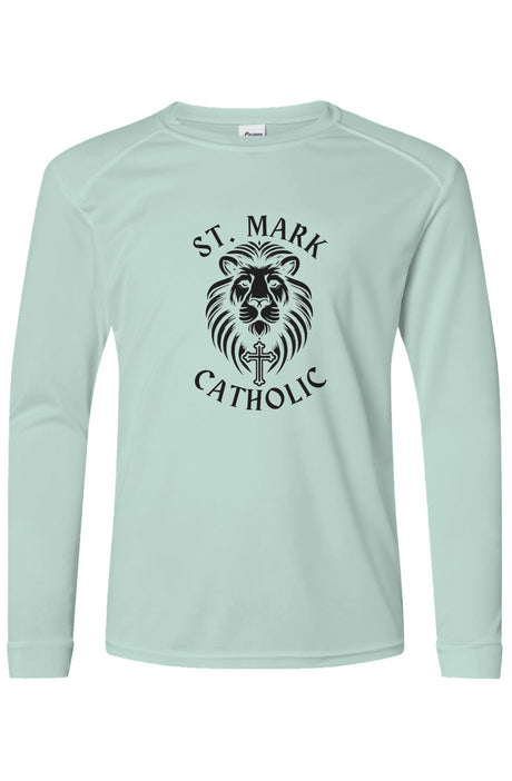 St. Mark Catholic L/S Performance Tee w/ UPF 50+