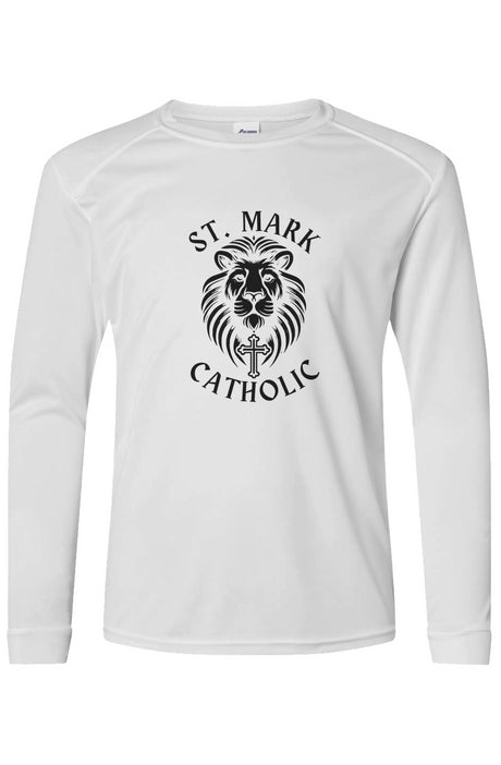 St. Mark Catholic L/S Performance Tee w/ UPF 50+