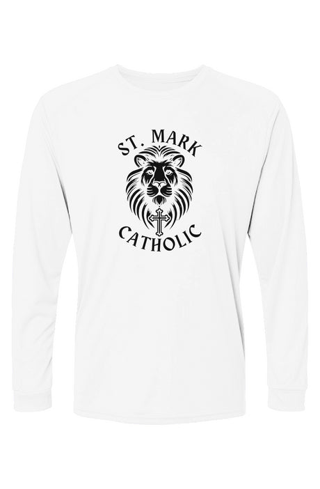 St. Mark Catholic L/S Performance Tee w/ UPF 50+