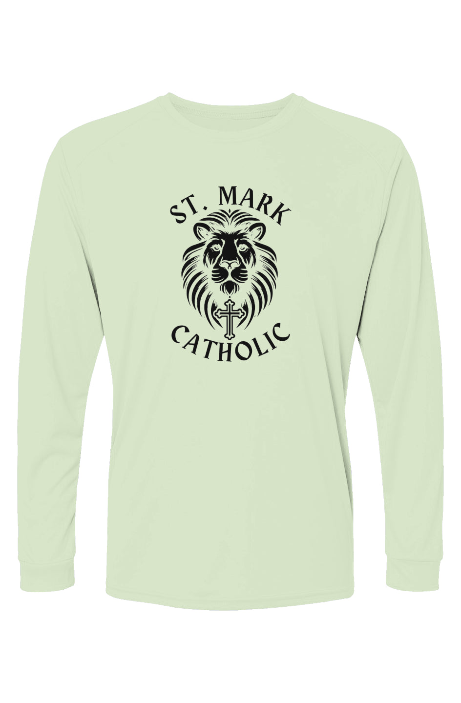 St. Mark Catholic L/S Performance Tee w/ UPF 50+