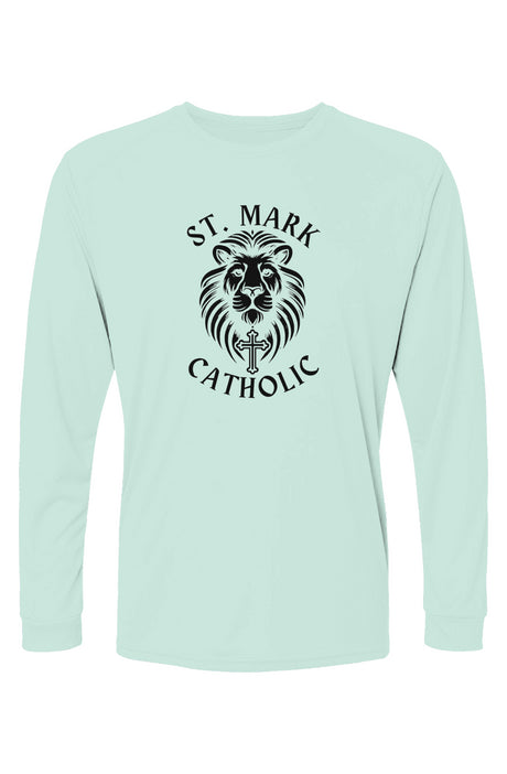 St. Mark Catholic L/S Performance Tee w/ UPF 50+