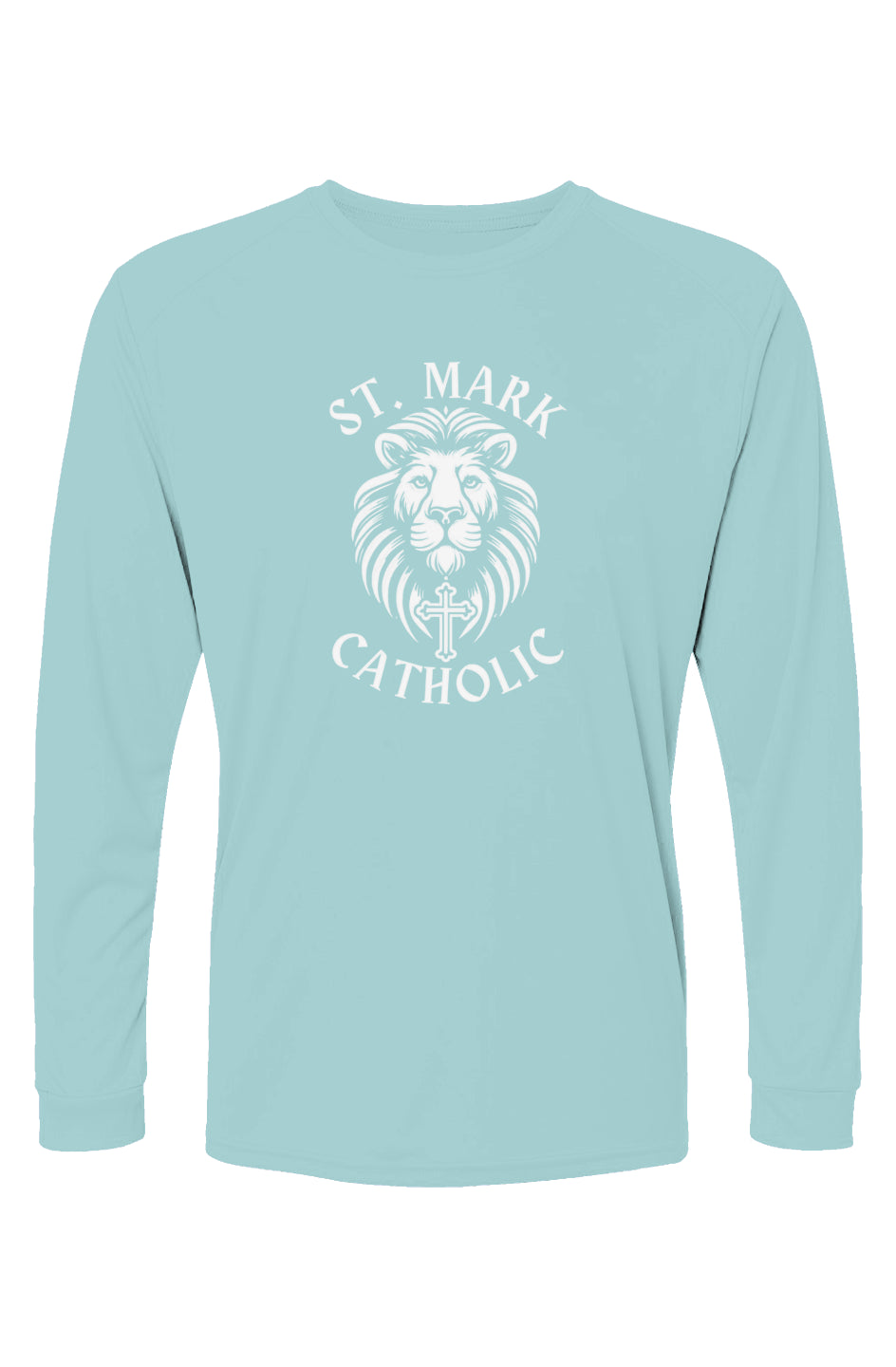 St. Mark Catholic L/S Performance Tee w/ UPF 50+