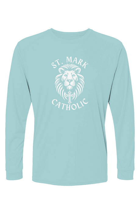 St. Mark Catholic L/S Performance Tee w/ UPF 50+
