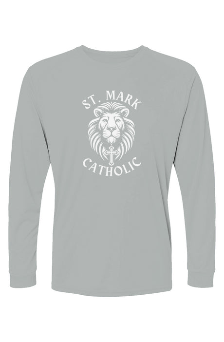 St. Mark Catholic L/S Performance Tee w/ UPF 50+