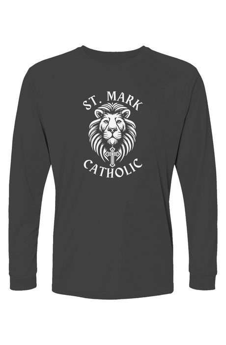 St. Mark Catholic L/S Performance Tee w/ UPF 50+