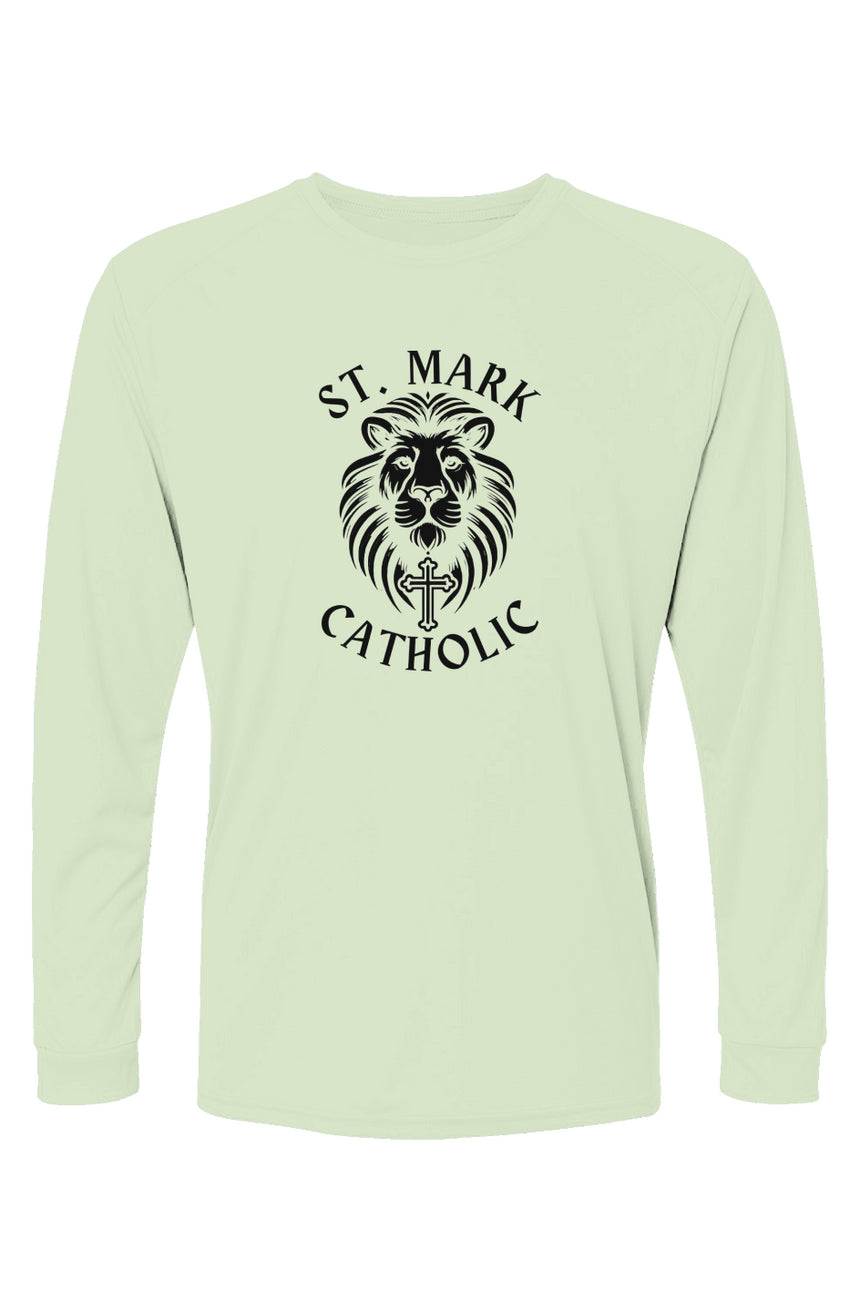 St. Mark Catholic Staff L/S Performance Tee w/ UPF 50+
