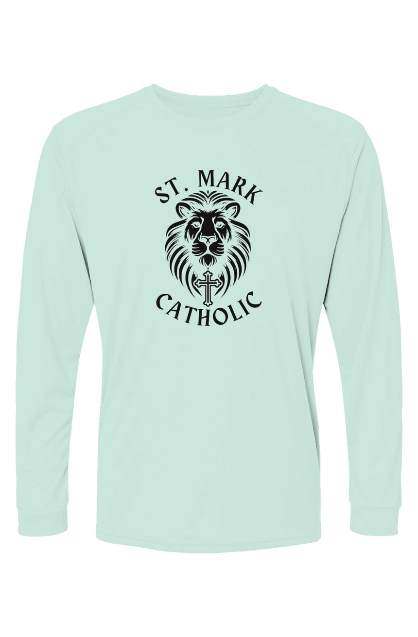St. Mark Catholic Staff L/S Performance Tee w/ UPF 50+