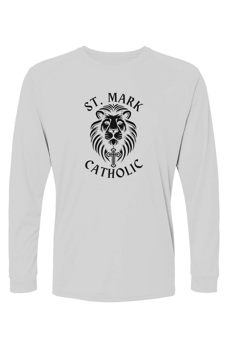 St. Mark Catholic Staff L/S Performance Tee w/ UPF 50+