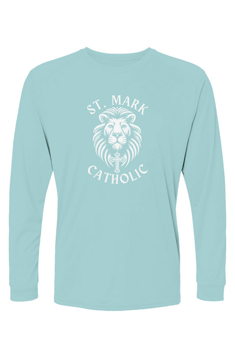 St. Mark Catholic Staff L/S Performance Tee w/ UPF 50+
